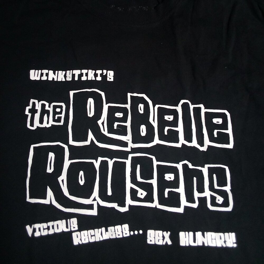 Vintage Vivid Entertainment Winkytiki's Rebelle Rousers T-Shirt